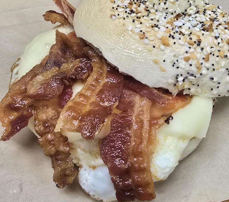 Bacon. Egg and chz