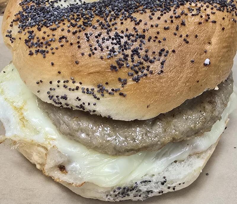 Sausage. Egg and chz