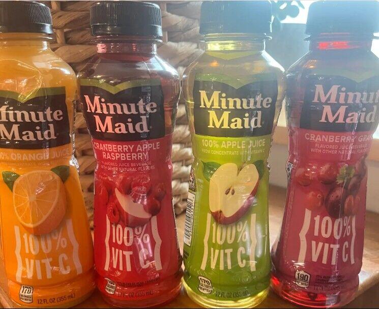 Assorted Minute Maid Juice